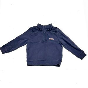 Vineyard Vines Navy Blue 1/4 Zip Shep Shirt